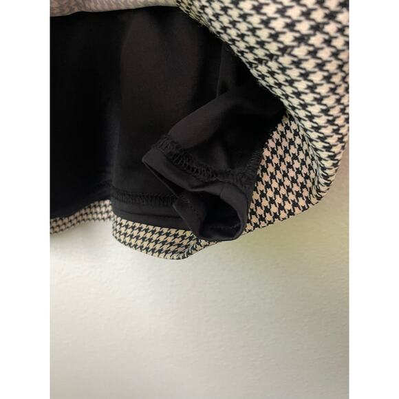 Zara Houndstooth Blazer Dress Faux Wrap Mini Short Bling NWT XS Blogger Favorite - Picture 6 of 7